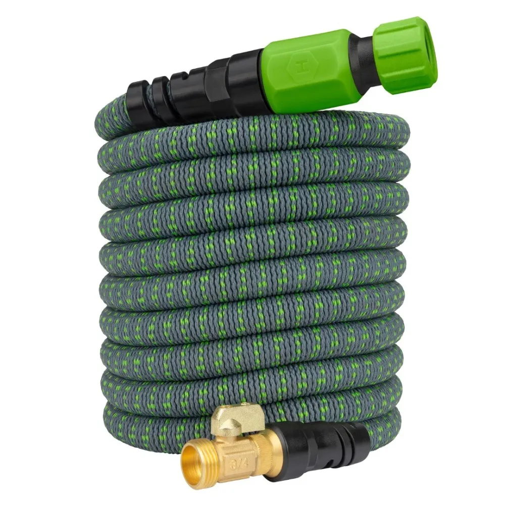 

HydroTech Burst Proof Expandable Garden Hose - Water Hose 5/8 in Dia. x 50 ft. Gardening Accesorries Hose Reel
