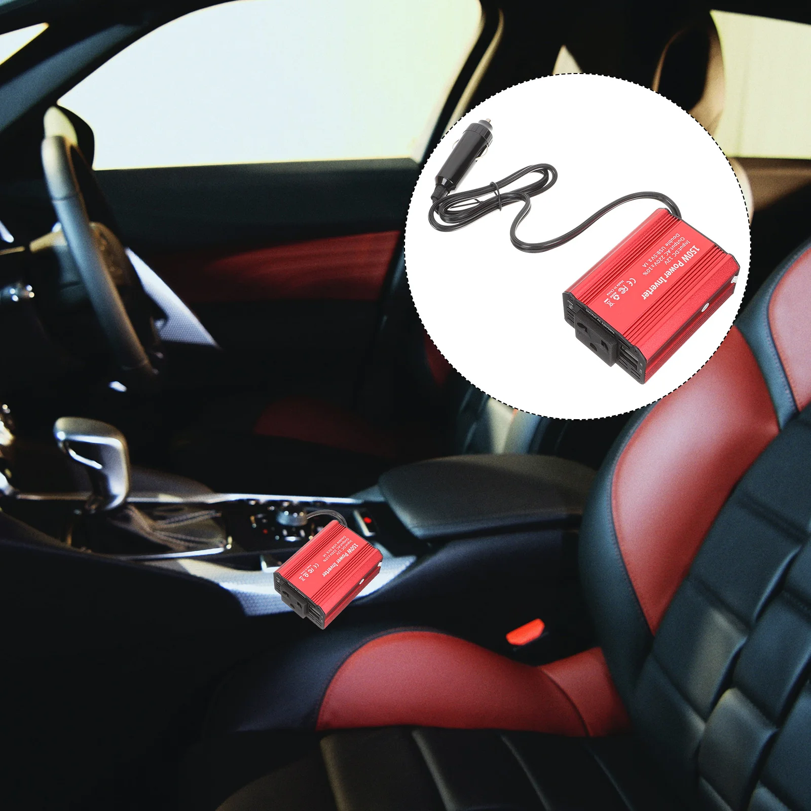 

Автомобильный инвертор, прочный портативный автомобильный адаптер, автомобильный модифицированный синусоидальный автомобильный инверто...