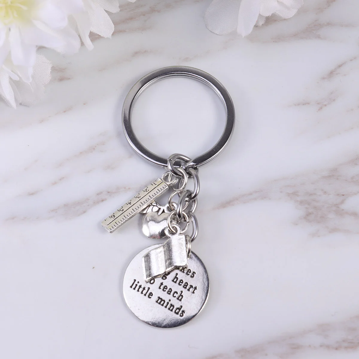 

1Pc Creative Key Ring Meaningful Key Chain Teacher's Day Commemorative Gifts Christmas ideas