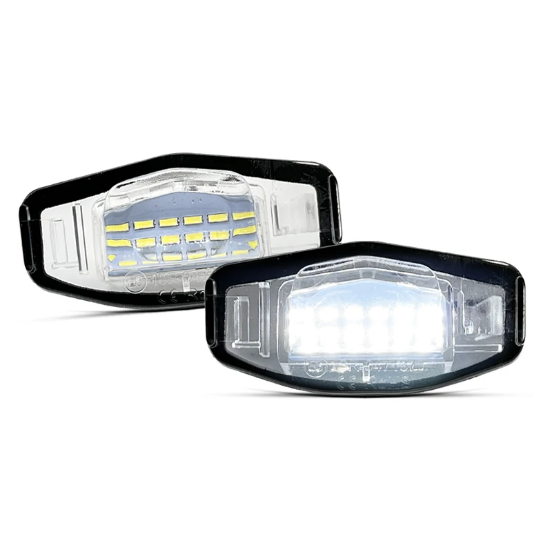 

2 шт. для Honda Accord Civic City MR-V Pilot Odyssey Acura RL TL TSX ILX RDX MDX Белый светодиодный светильник номерного знака