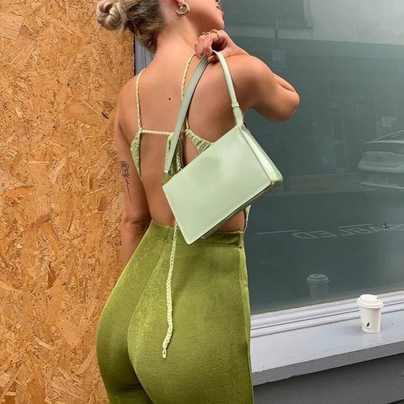 Кроп-Топ вязаный крючком с асимметричным подолом сексуальный жилет запахом на