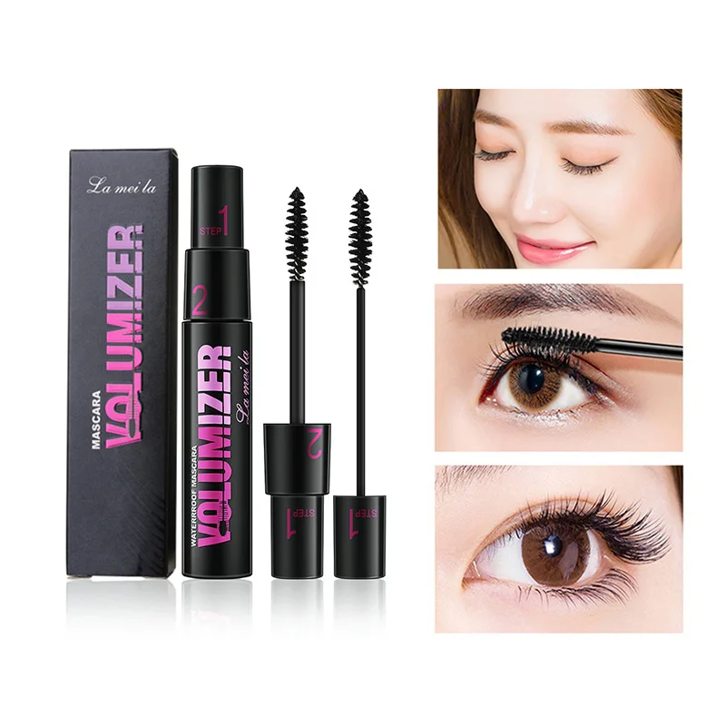 

Double Head Black Mascara Thick Curling Lengthening Eye Lashes Brush Extension Lashs Water Proof Quick Dry Eye Makeup Eye Makeup