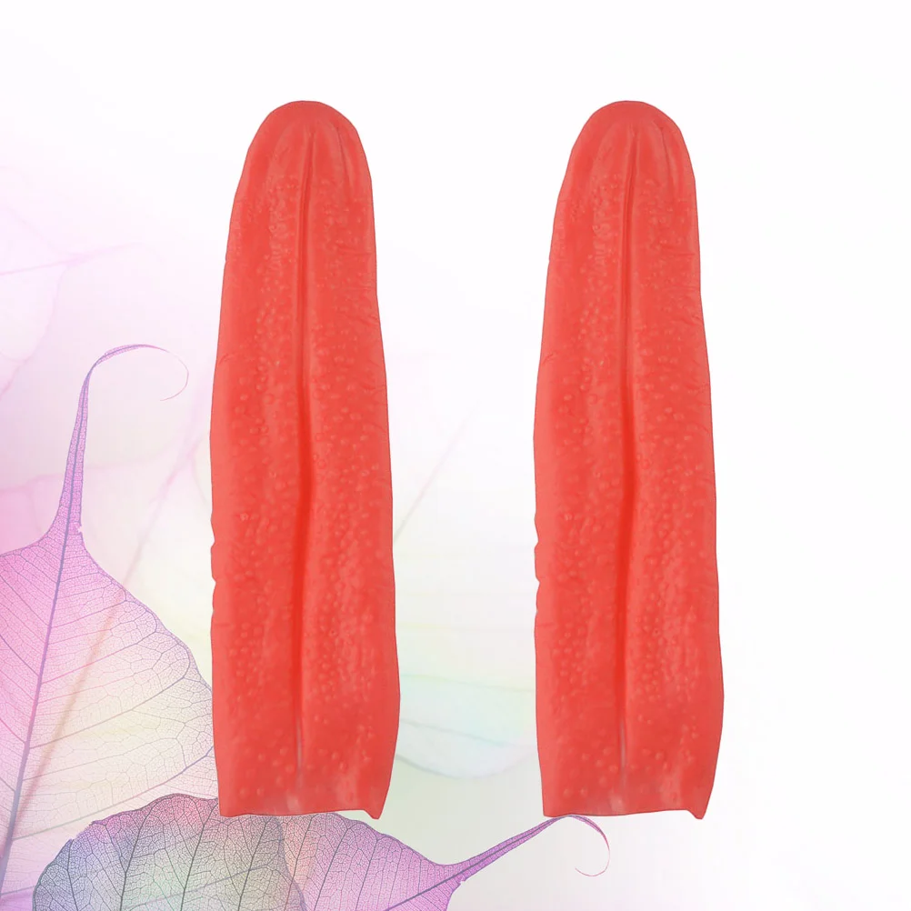 

2PCS Simulated Long Tongue Props Red Long Tongue Cosplay Props Scary Stage Props Prank Red Long Tongue Props Plastic Long