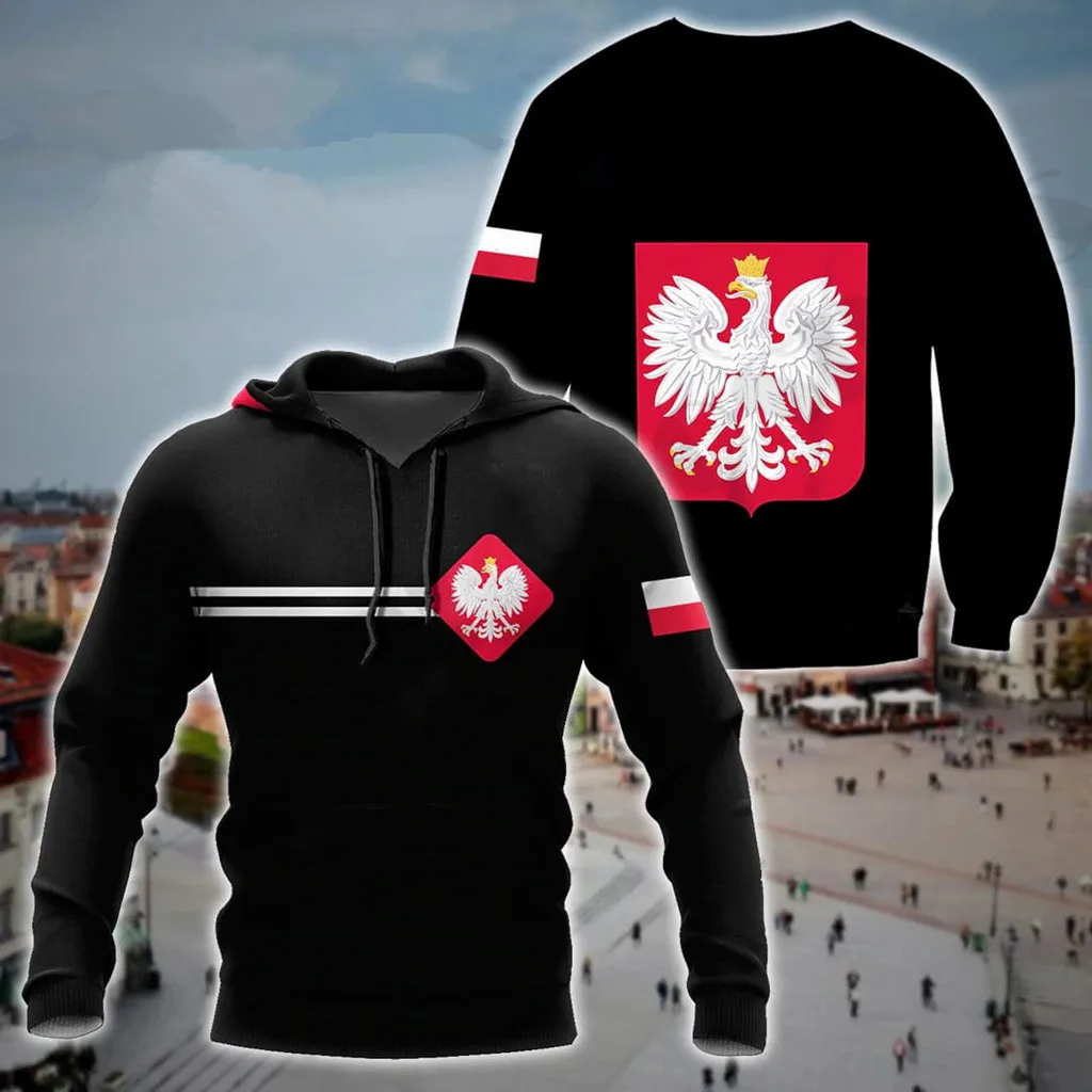 

New Fashion 3D Print Poland Flag Harajuku Streetwear Casual Unique Unisex Men/Women Spring Hoodie/Sweatshirt/Zip Tops