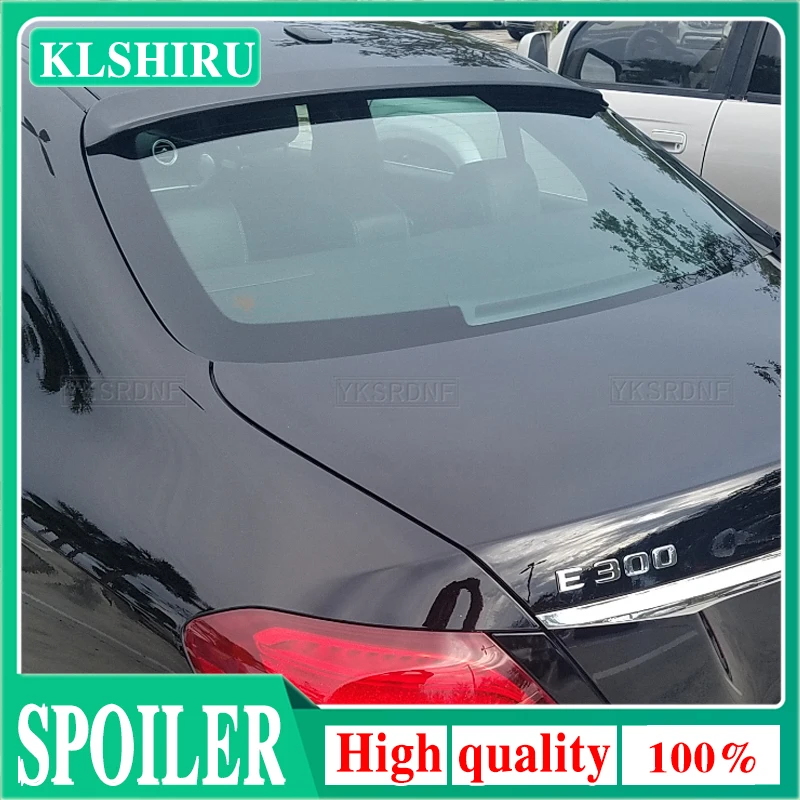 

For Mercedes-Benz W213 E200 E260 E300 E350 2016-2019 ABS Material Primer Color Car Tail Wing Decoration Rear Roof Spoiler