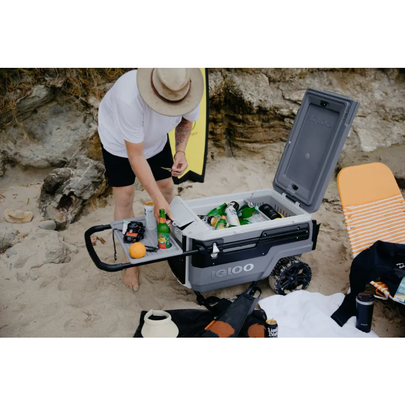 , Gray Camping Cooler Box  Ice Chest Cooler  Cool Box  Ice B