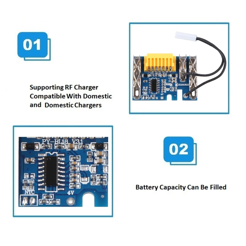 Высокопроизводительная литиевая сменная батарея 12А для BL1430 BL1440 BL1450 Прямая