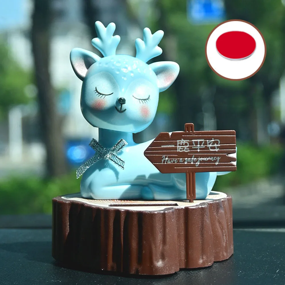 Яркий солнечный орнамент с оленем для интерьера автомобиля и домашнего декора