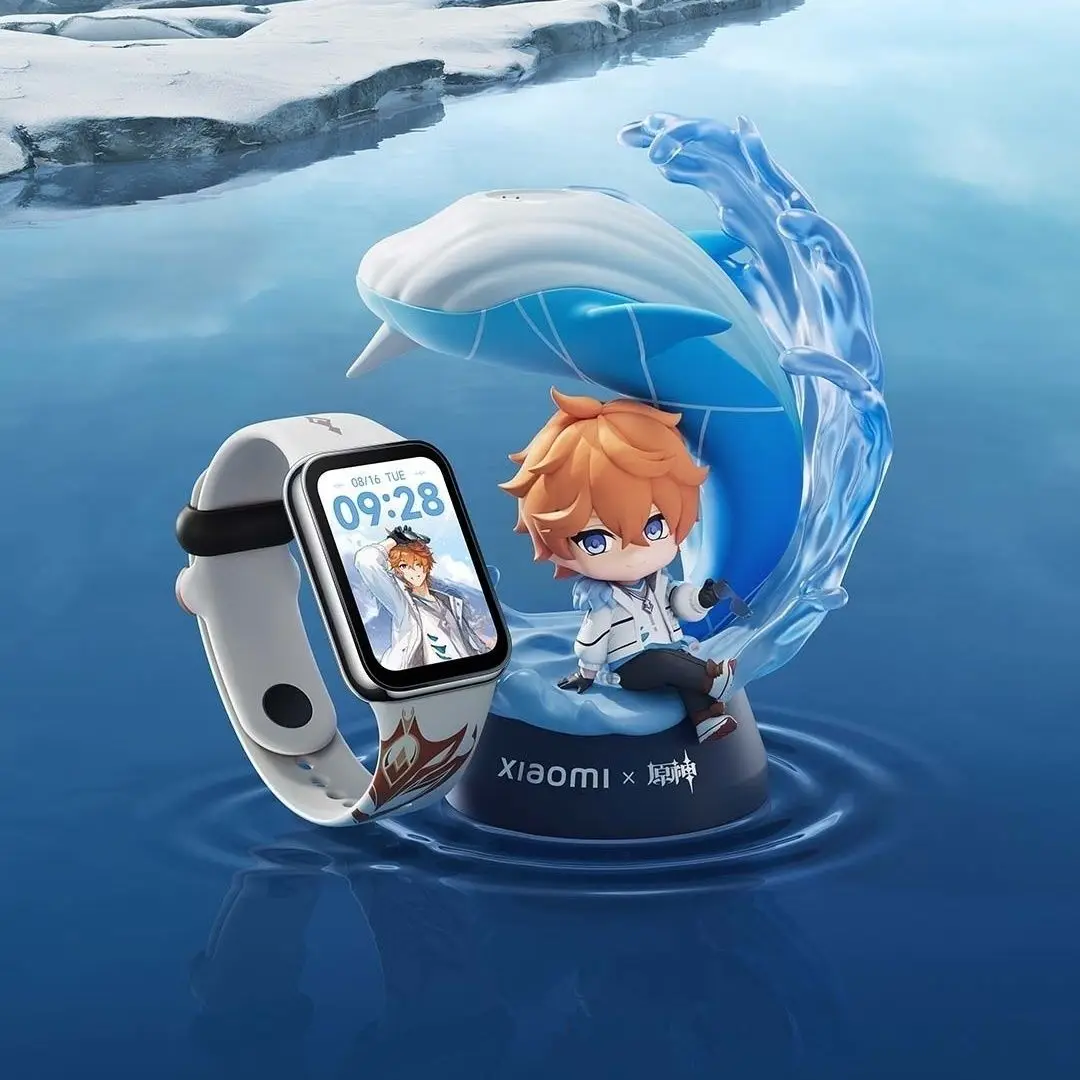 Смарт-браслет Genshin Impact Xiaomi Mi Band 8 Pro, водонепроницаемый фитнес-трекер  с GPS и AMOLED экраном | AliExpress