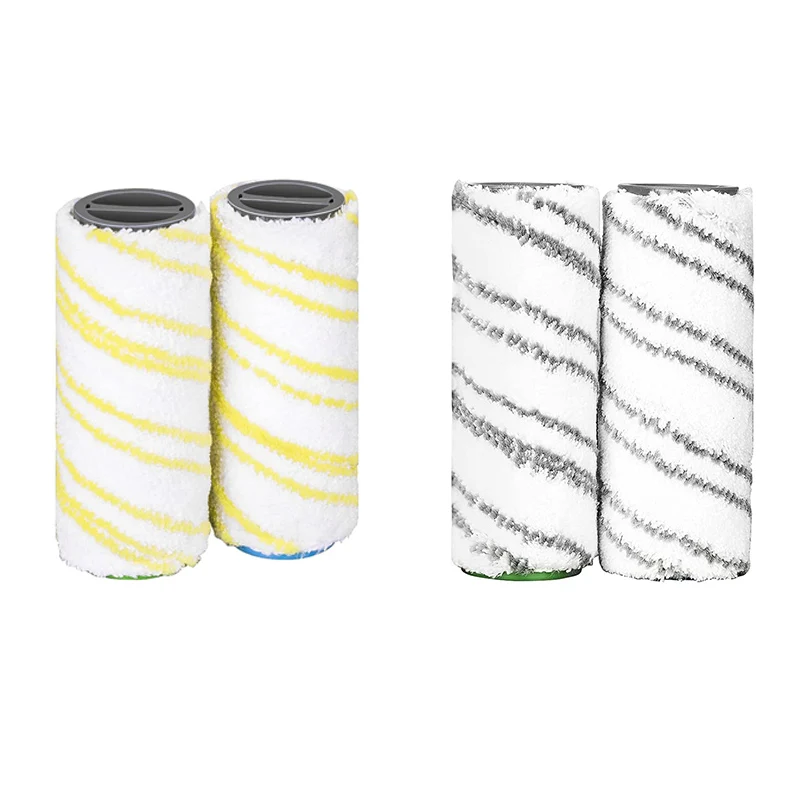 

2 Pieces Set Of Rollers For Karcher FC5 FC7 FC3 FC3D Electric Floor Cleaner Replacement Rollers 2.055-006.0