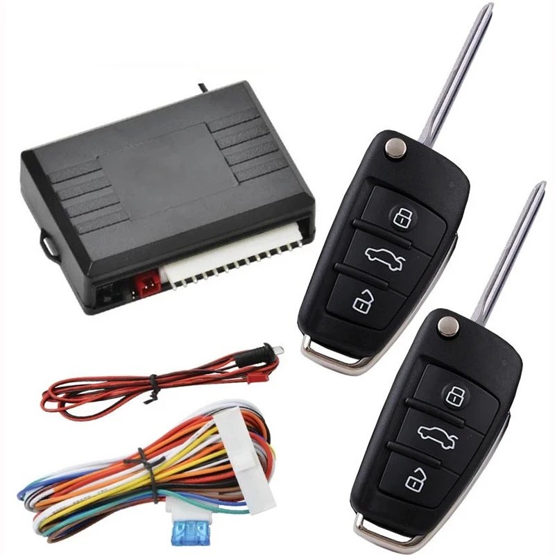

Centralized Lock Keyless Entry System Central Locking Car Alarm Accessories Door Windows Remote Control Trunk Key DIY Universal