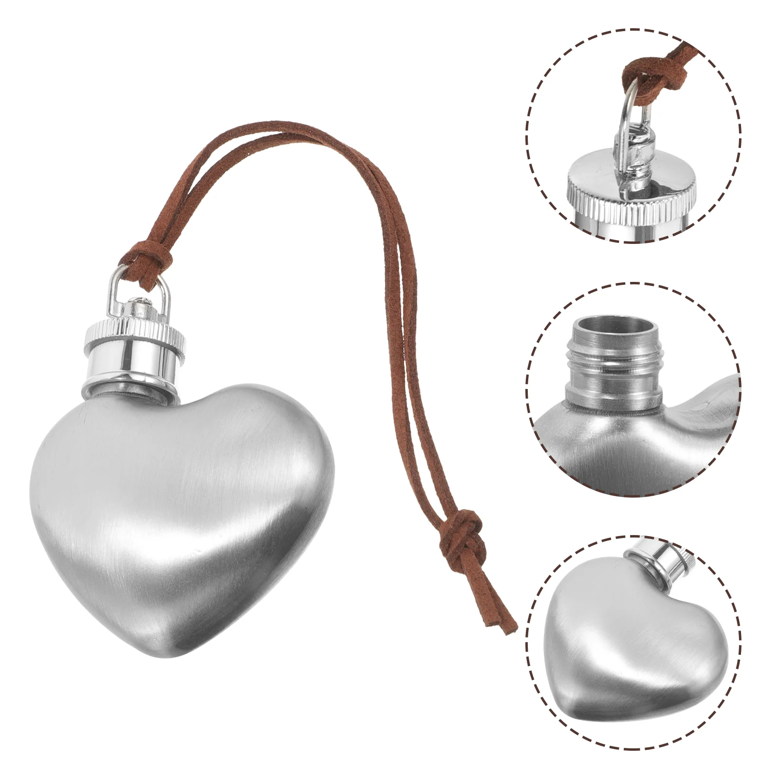 

Outdoor Hip Flask Portable Wine Pot Small Hip Flask Heart Shaped Flask Stainless Steel Wine Flask Water Bottle