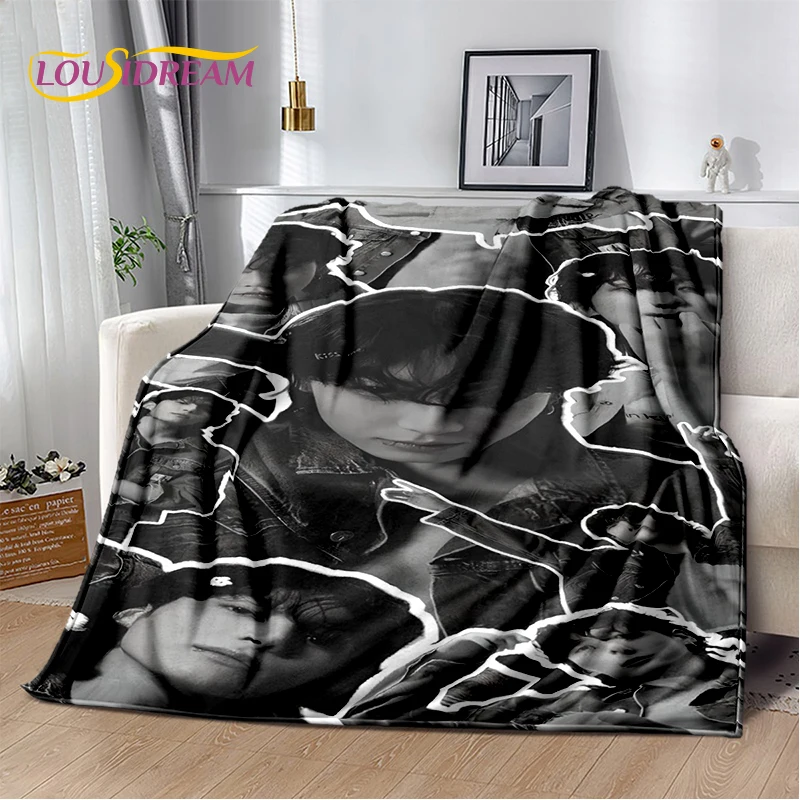 Фланелевое одеяло Kpop Jeon Jung Kook JK Star