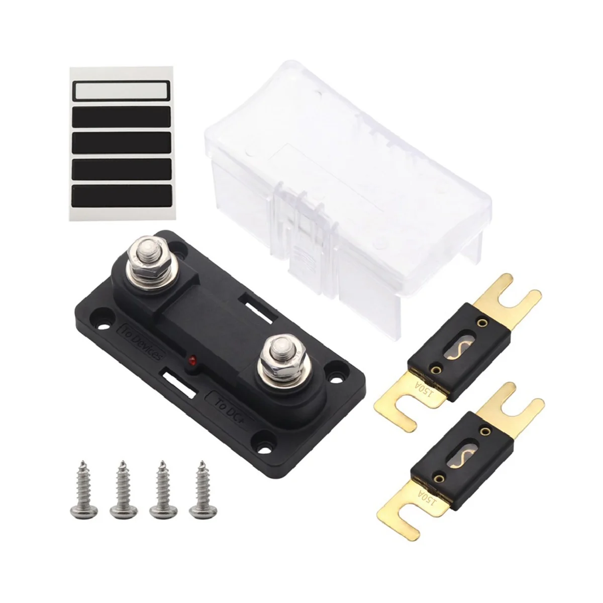

For Anl Large Fork Bolt Fuse Box Car One in and One Out High Current High Power 150A Fuse Box