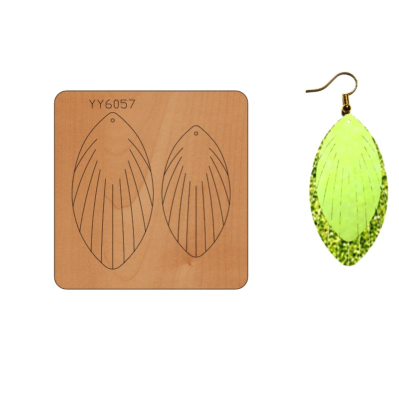 

Earring mold knife model YY6057 is suitable for all cutting machines on the market die cuts