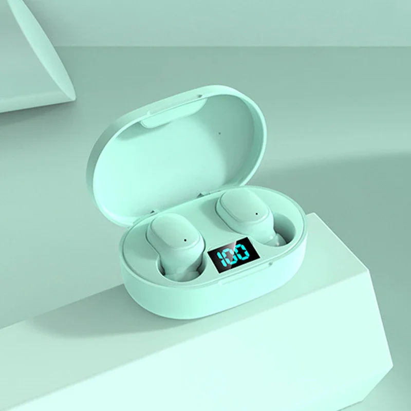 

Беспроводные Bluetooth-наушники для 2022, наушники 5,0 светодиодный светодиодным дисплеем и кнопкой управления, водонепроницаемые наушники с шумо...