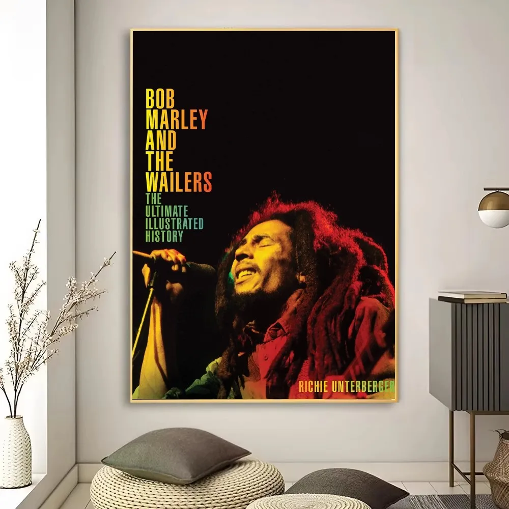 Плакат В Стиле Регги С Изображением Боба Марли Информацион Adobe Необычная