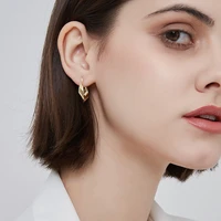loadr creative hollowing out cold wind ear buckle fashion simple irregular hoop earrings for women wedding party ear rings