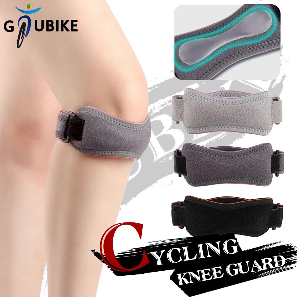 

GTUBIKE 1 шт. Регулируемый наколенник для коленей из силикагеля
