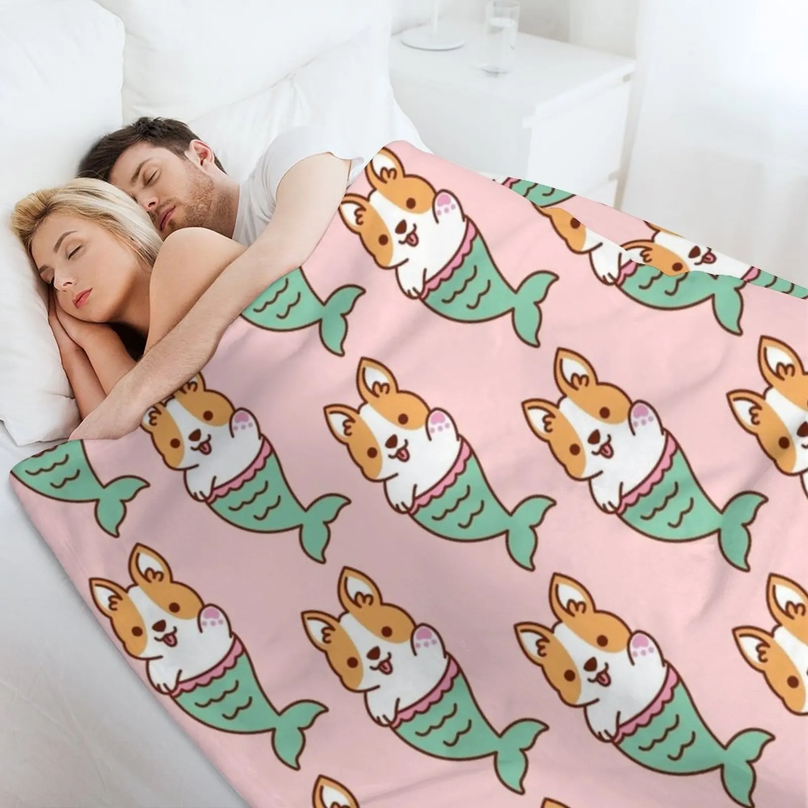 Русалка Корги — милый корги милая русалка одеяло с милой собакой