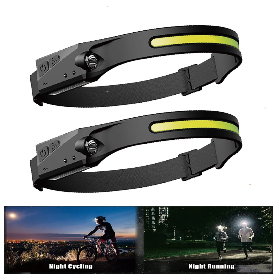 

Фонарь налобный светодиодный с зарядкой от USB, 1200 мА · ч, 5 режимов