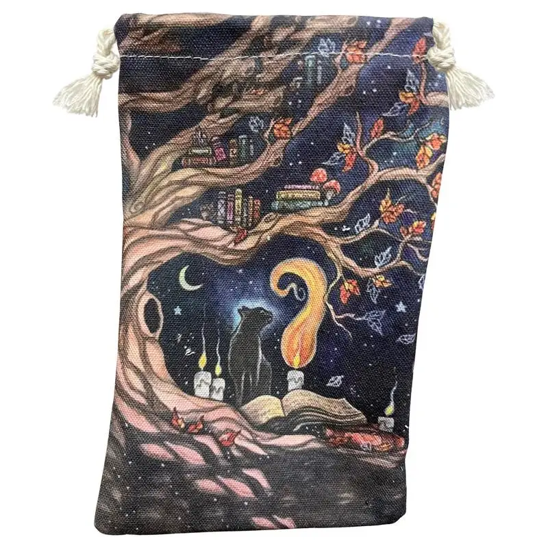 

Tarot Card Holder Velvet Tarot Deck Bag Sacred Place Tarot Card Storage Bag With Drawstring Storage Bags Jewelry Pouch Bags For
