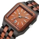 Luxury Watch For Men Wood Military Wristwatch Casual Quartz Clock Male Unique Design Fashion Square Watches Relogio Masculino Other Image