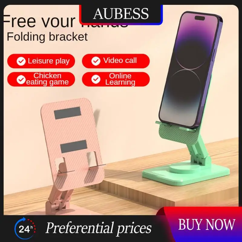 

Non-slip Universal Holder 1 Pcs Portable Phone Bracket Stable Table Desk Mount Rotating For Mobile Phone Multifunctional Silver