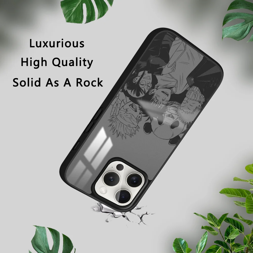 J-JujU-tsu K-KaIIIsen Anime Phone Case For iPhone 16 15 14 13 12 11 Pro Xs Max Mini Plus Celulares Hard Funda