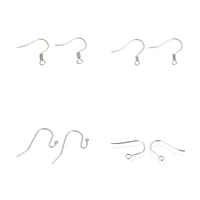 kissitty 50pcslot hypoallergenic earring hooks findings ear hook earrings clasps for jewelry making diy earwire supplies
