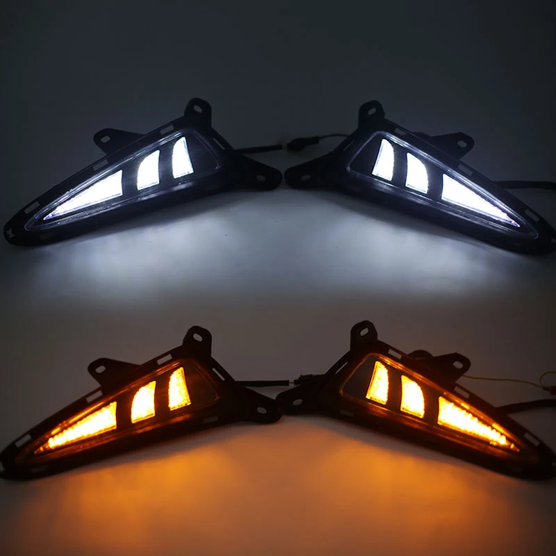 Дневные ходовые огни для Toyota дневные заднего бампера противотуманные фары