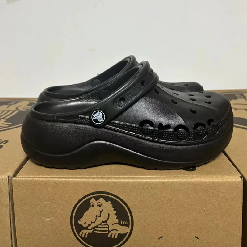 Классические сабо Crocs унисекс для взрослых женские тапочки на толстой основе