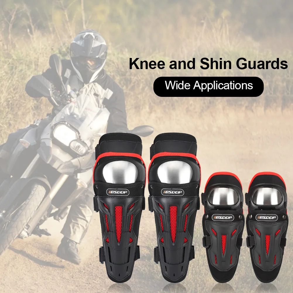 

Elbow Knee Guard Pads Knee Pads Elbow Pads 4Pcs-2 In 1 Protective Elbow Guard Knee And Shin Guards Motorcycle Gear Set With