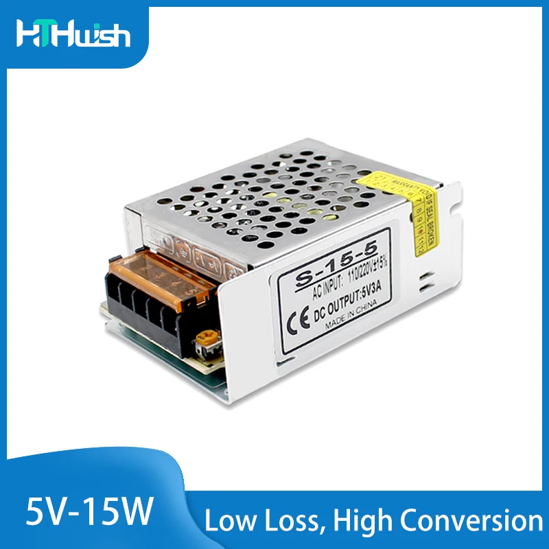

Power Supply 5V 3A Switching Power Supply Transformer AC-DC Power Supply 220V To 5V Driver for Leds
