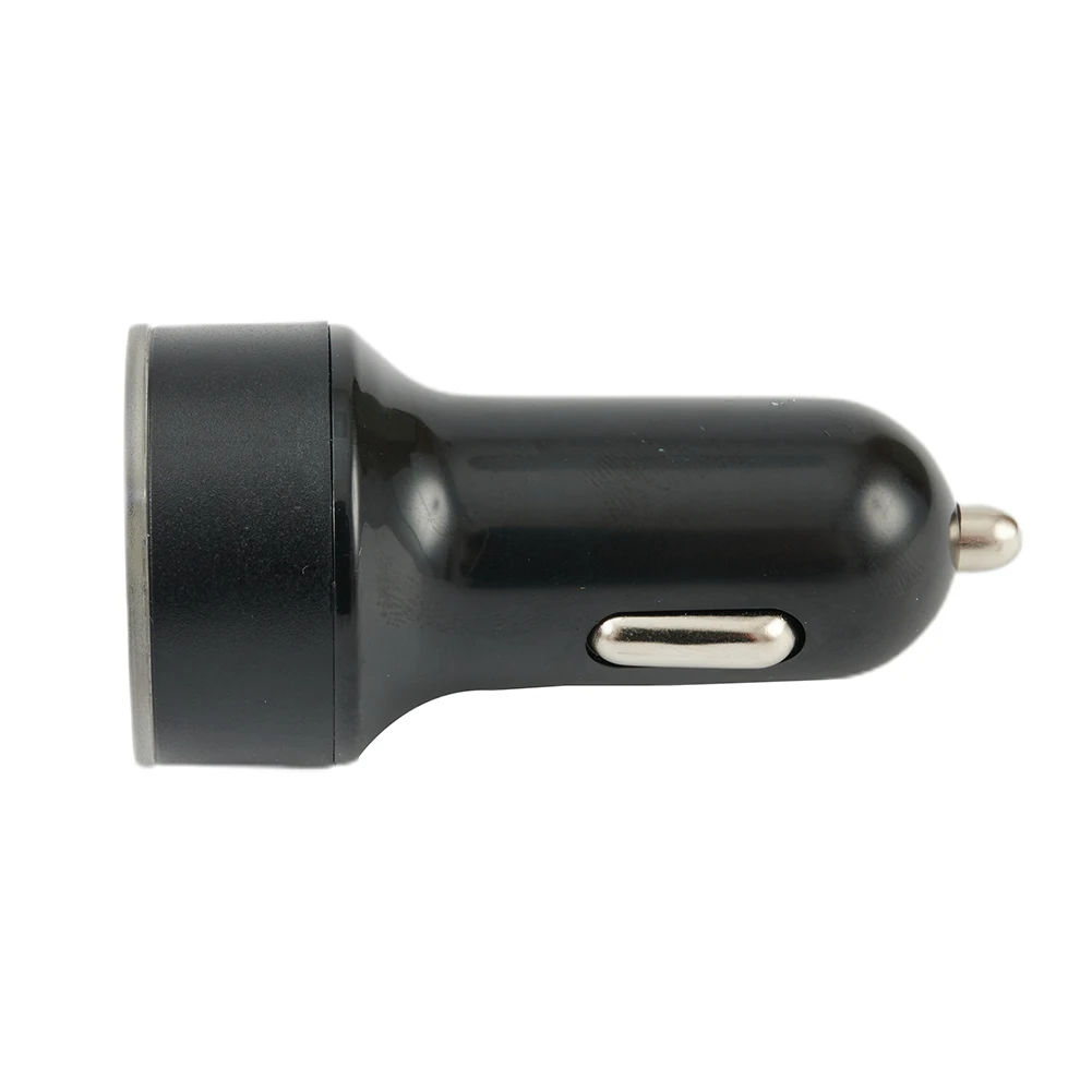 

Durable Practical Car Charger Voltmeter LED Lighter Ports Socket Splitter USB 1PCS 3.1A Black Cigaret DC12V-24V