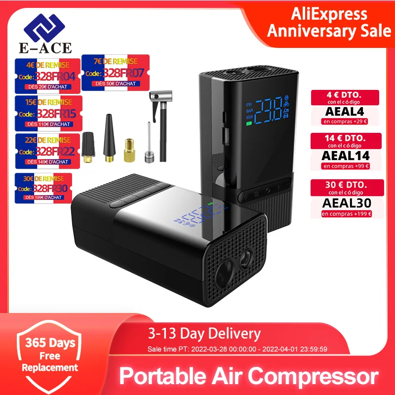 

Inflatable Digital Pump Air Compressor for Bicycle Car Balls Tire Inflator Portable Rechargeable Powerful Pump for Motorcycle