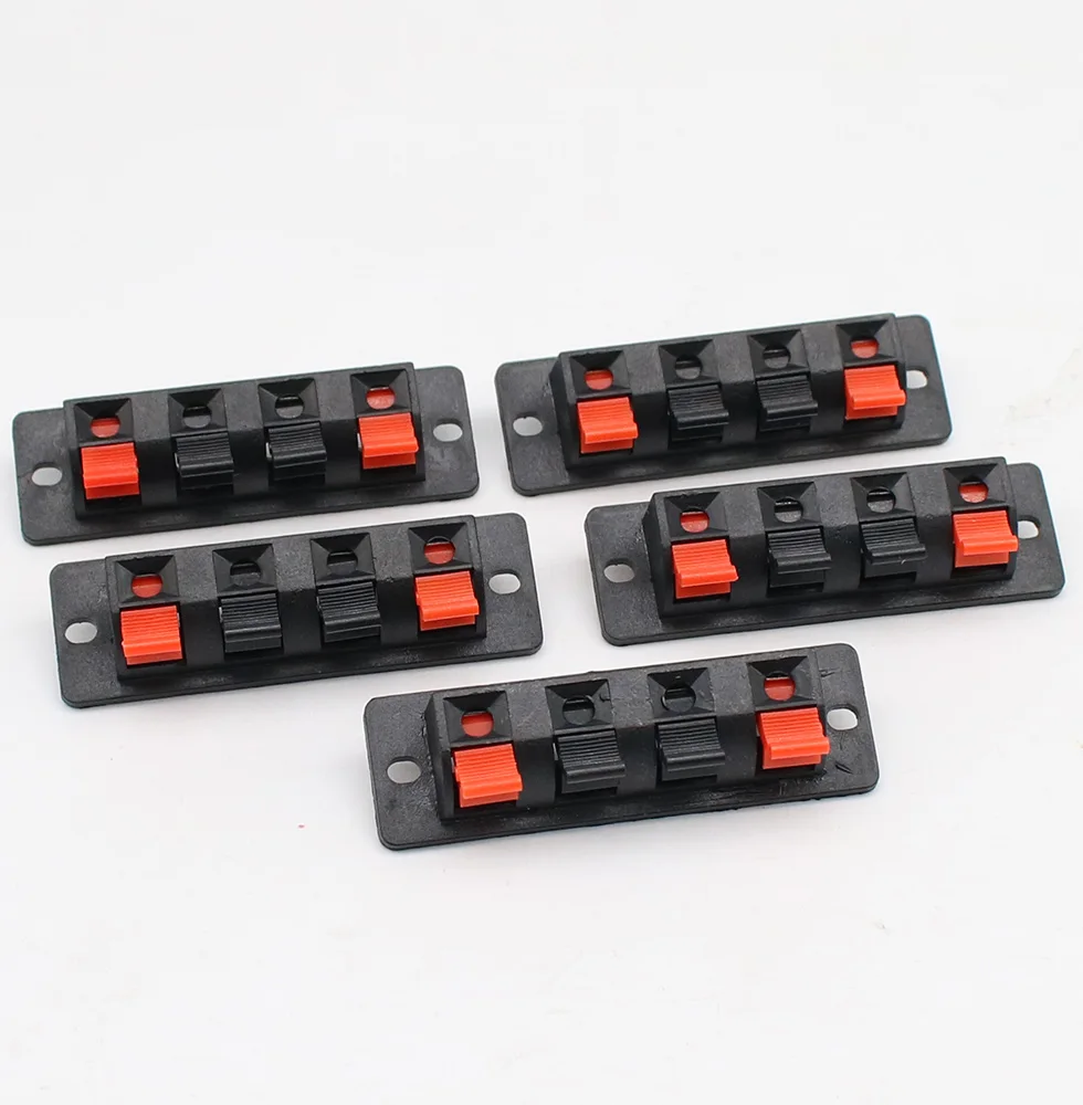 

Пластиковая 4-светодиодная клемма с пружинной нагрузкой, зажим для макетной платы