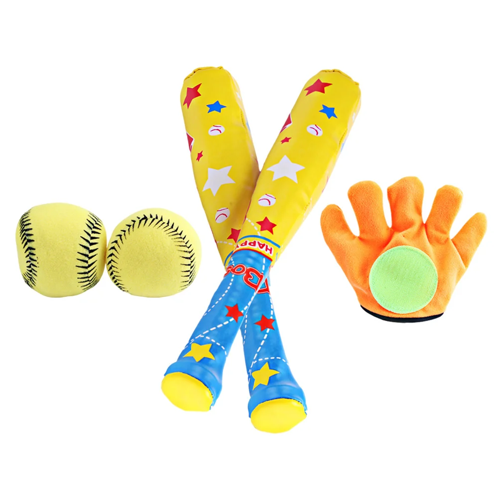 

1Set Interactive Baseball Toss Catch Balls Sticky Balls for Park