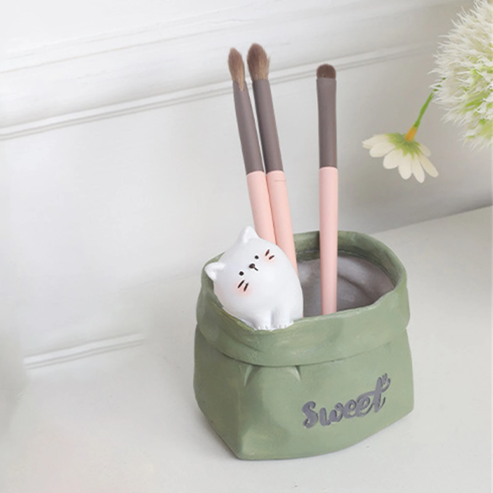 

Милый цветочный горшок из смолы для суккулентов, животных, цветочный горшок из смолы, декоративный горшок, настольное украшение