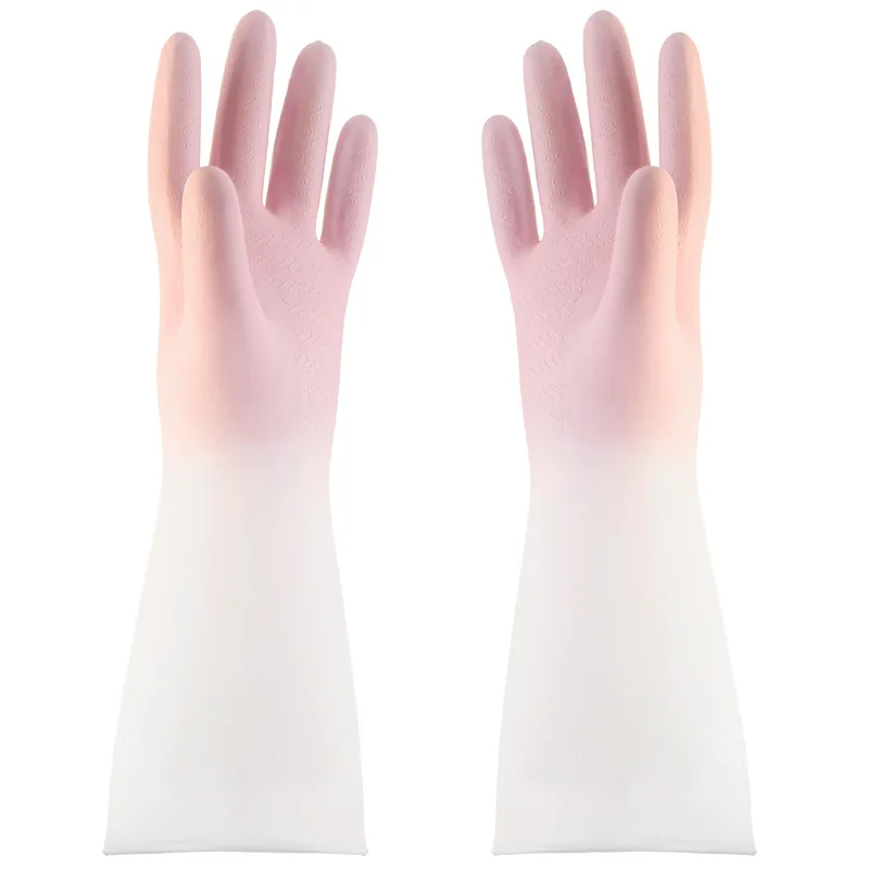 

1Pair Silicone Cleaning Gloves Dishwashing Cleaning Gloves Scrubber Dish Washing Sponge Rubber Gloves Cleaning Tools