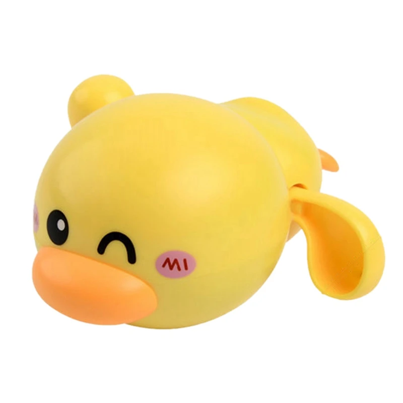 

Bathroom Toys Children's Little Yellow Duck Winding Toys Boys And Girls Play In The Water Bath Baby Bath Toys