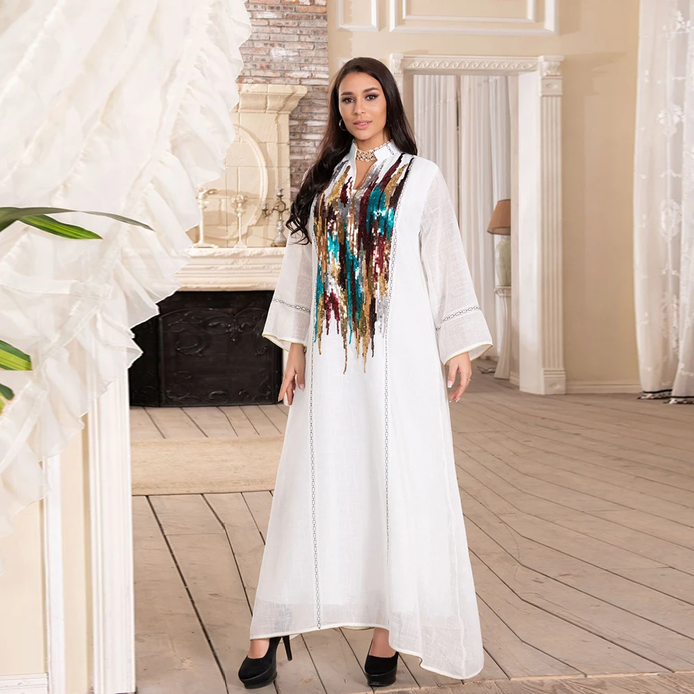 

Caftan Дубай Abaya Турция мусульманский хиджаб платье мусульманская одежда Abayas африканские платья для женщин халат Djellaba женский Caftan Marocain