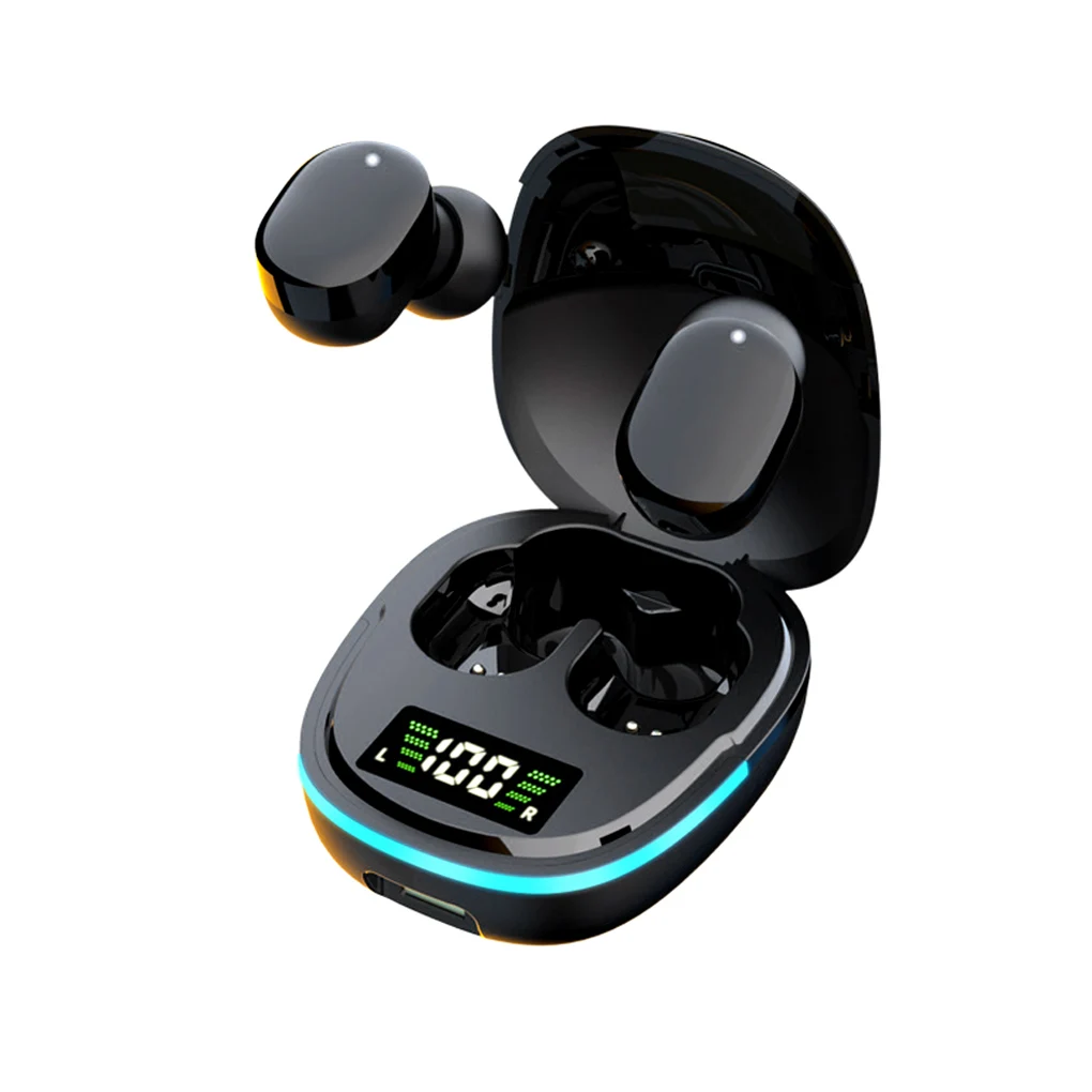 

Earbud Portable Bluetooth-compatible Digital Display IP4 Waterproof Charging Case Touch Control Earphone Headset