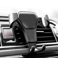 Gravity Car Mount For Mobile Phone Holder Car Air Vent Clip Stand Cell phone GPS Support For iPhone Samsung Huawei