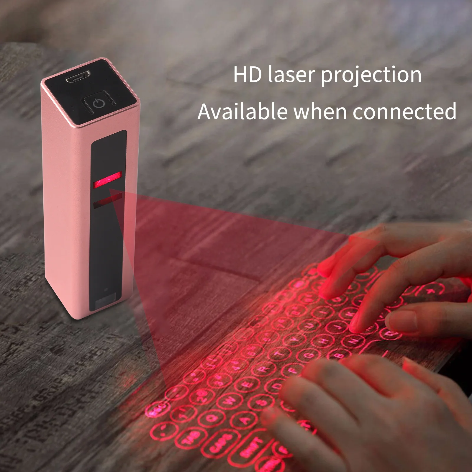 Wireless Bluetooth Laser Keyboard Mini Virtual Projector Keyboard With Mouse Function For Computer Iphone Pad Laptop Android IOS