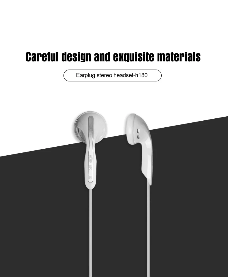 3 5 мм проводные наушники Edifier H180 Hi-Fi стереонаушники классические