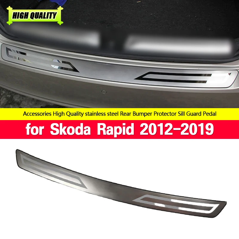 

Накладка на порог заднего багажника из нержавеющей стали, модель 2012-2019, 1 шт.