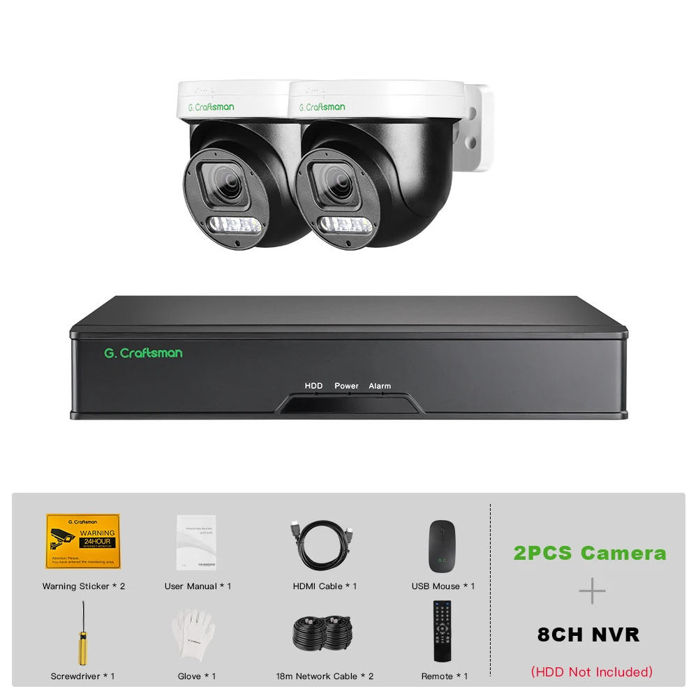 

Система видеонаблюдения G.Craftsman GX-PS9BX4D-M6S-K2/GX-PS9BX4D-M6S-K4