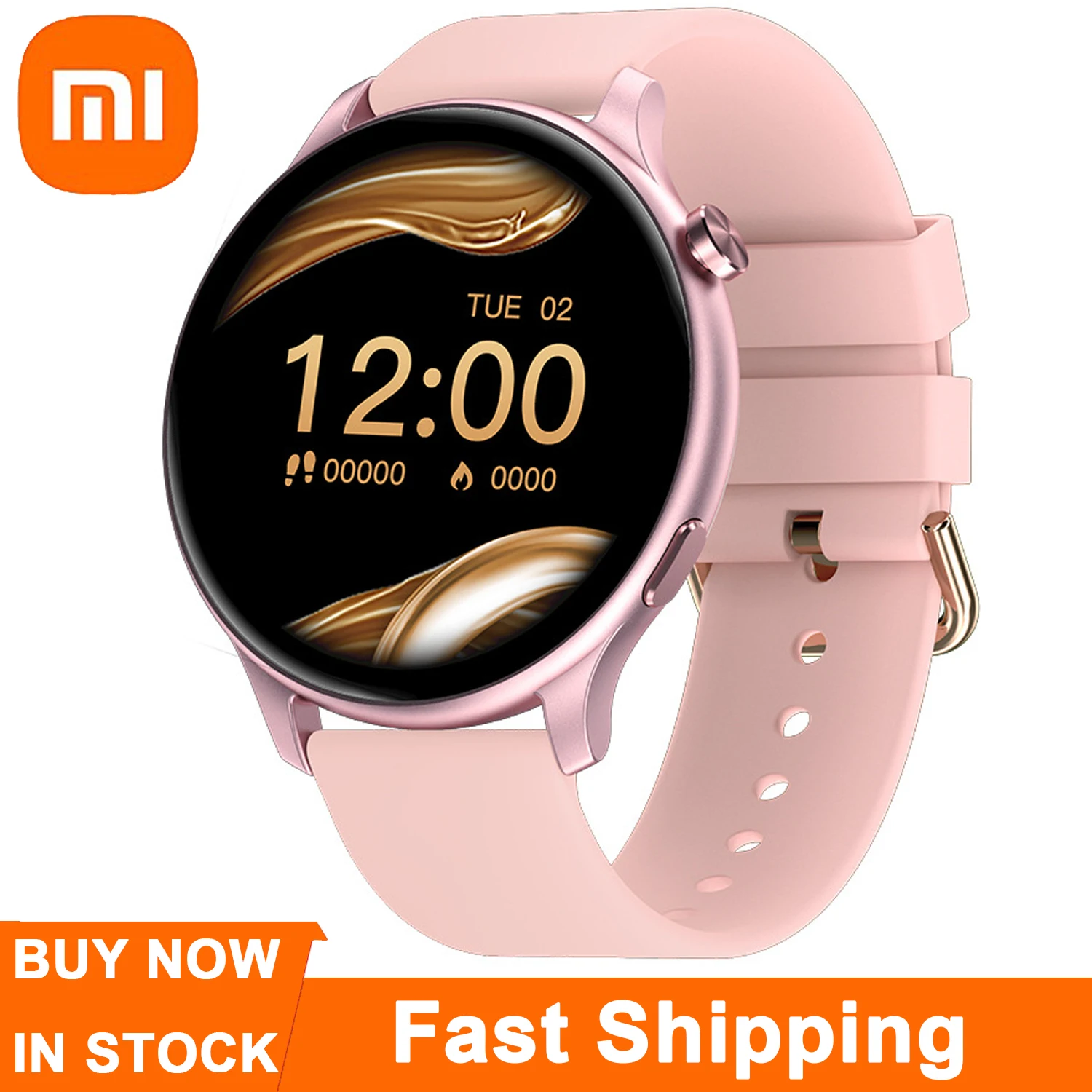 

Смарт-часы Xiaomi Mijia женские с поддержкой Bluetooth и Пульсометром