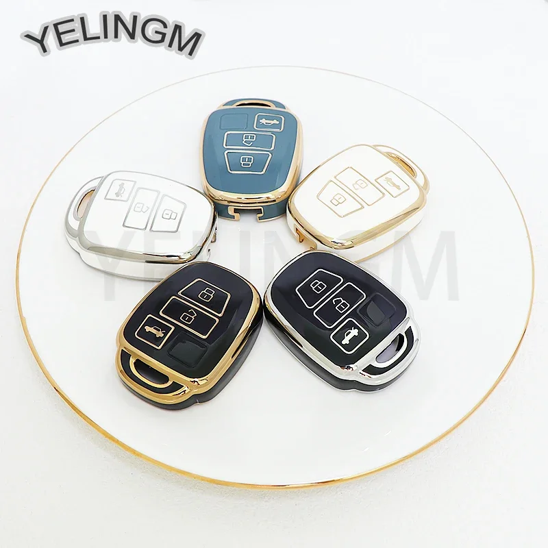 3 кнопки из ТПУ чехол для автомобильного ключа Toyota Rav4 MK4 Rav 4 Corolla Fielder Vitz пульт